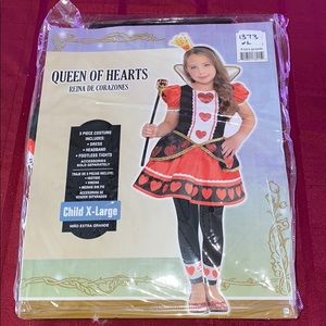 Queen of hearts child costume